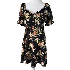 INSPIRED HEARTS Floral Print Dress 1X - 3X NWT